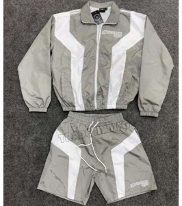 Reflective <b>Summer</b> Hooded Windbreaker Set Unisex Nylon Tracksuit <b>Jacket</b> Shorts Custom Logo 2 piece Nylon shorts Sets - Product Image 4