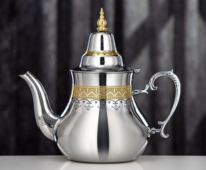 Tetera Moderna de Acero Inoxidable 304 con Acabado Brillante para Servir, Vajilla para Oficina y Hogar, Tetera para Té y Café a Precio de Mayoreo - Product Image 3