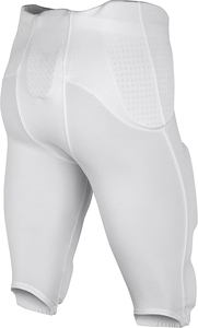 Mens White <b>Padded</b> American Football Pants Thigh Knee Protection Breathable Athletic Practice Game Performance Sportswear outdoor - Product Image 2