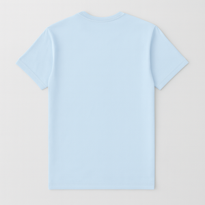 Camiseta Premium para Hombre, 100% Algodón, 230g, Color Azul Bebé, Bordada, Cómoda, Informal, Estilo Urbano, Suave y Transpirable - Product Image 5