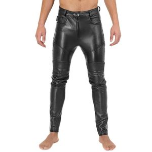 Pantalones de Cuero Genuino, Pantalones Deportivos - Product Image 1