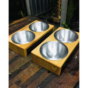 RR ENTERPRISES Handmade Wooden <b>Dog</b> <b>Bowl</b> India Origin for Pet Stores Promotional Pet Products Wholesale Available - Product Image 6