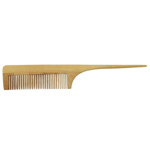 Peigne de massage du cuir chevelu ovale en bois écologique avec logo personnalisé, brosse à cheveux en bois de santal Gua Sha pour la croissance des cheveux, pour femmes et hommes, avec poils - Product Image 6