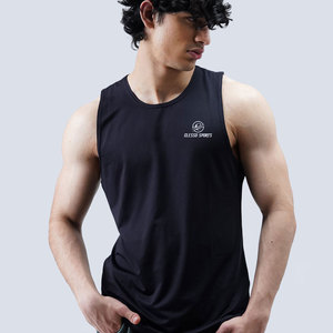 T-shirts sans manches de dernière génération, vêtements de mode pour hommes, t-shirts sans manches de couleur unie pour adultes - Product Image 1