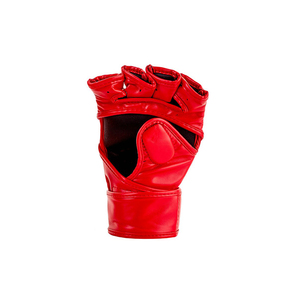 Custom Logo Printed PU Leather MMA Gloves Non-Slip Lightweight for Closure Professional Artificial Grappling Training Gloves - Product Image 3