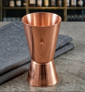 Copper Sheet Mule Mug Handmade Hammered Barware Long-Lasting <b>Metal</b> Material Rose Gold Plating Finishing With Handle for Serving - Product Image 3