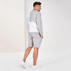 Conjunto de dos piezas de ropa urbana con diseño de logotipo personalizado, camiseta y pantalones cortos para hombre, moda urbana OEM, conjunto coordinado de verano. - Product Image 2