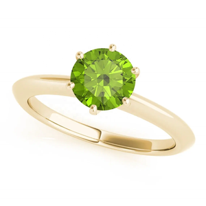925 Sterling Silver Lab Dainty <b>Peridot</b> Gemstone <b>Ring</b> Semi Precious Stone Jewelry Supplier at Factory Price From Unique Jewelry - Product Image 2