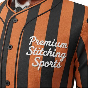 Vêtements de sport pour hommes, uniforme de baseball, appliqué, 100% polyester, anti-UV, évacuation de l'humidité, respirant, confortable, anti-plis, nouveau style - Product Image 4