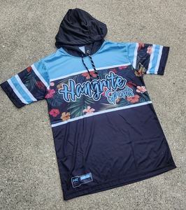 Sweat à capuche à manches courtes pour softball, impression numérique, maillot de football américain sur mesure, vêtements de sport respirants - Product Image 1