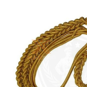 Aiguillettes en fil de métal tressé, cordon ornemental, accent de décoration pour épaule, accessoire de vêtement formel, fourniture d'usine - Product Image 5
