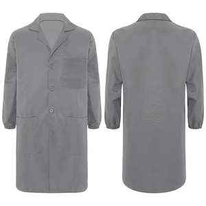 Bata de laboratorio médica para hombre más vendida, uniforme de hospital personalizado, bata de farmacéutico, bata de doctor de manga larga, repelente a líquidos, bata de enfermera unisex en oferta - Product Image 4