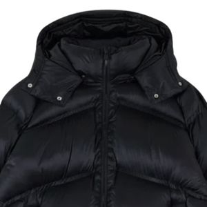 Mens translucent hooded puffer <b>jacket</b> winter <b>padded</b> zipup <b>jacket</b> for men warm stylish coat casual fashion outdoor winter wear - Product Image 3