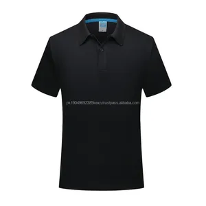 Camiseta Polo Cómoda 100% Poliéster, Transpirable, Absorbente de Humedad, de Secado Rápido, con Estampado, Diseño de Punto de Manga Corta - Product Image 3