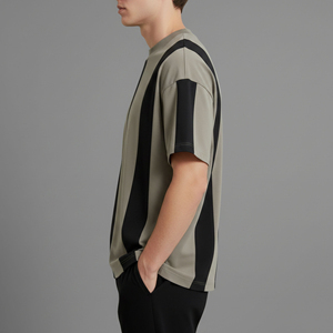 T-shirt de sport léger en jersey 100 % coton, nouveau style 2026 Terzo Sports, respirant et tendance pour hommes - Product Image 3