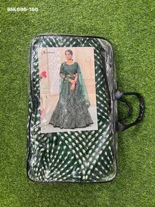 Heavy Excellent Quality <b>Net</b> with Sequins Embroidered A-Line <b>Green</b> Lehenga-Choli & Dupatta Manufacturer from Surat - Product Image 6