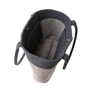 Sac fourre-tout en feutre sacs fourre-tout pour femmes avec deux couleurs pour les étudiants Logo personnalisé taille personnalisée du Vietnam prix bon marché - Product Image 4