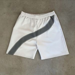 Pantalones Cortos Deportivos Personalizados para Hombre, Diseño a Rayas, Transpirables, para Gimnasio, Correr, Entrenamiento, Venta al Por Mayor - Product Image 1