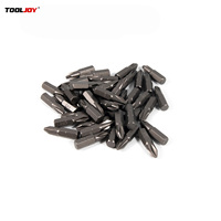 Jeu de 10 embouts de tournevis Torx TOOLJOY 1/4 pouce 25 mm, acier de qualité industrielle, poignée en acier, OEM disponible