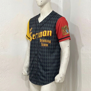 เสื้อเบสบอลแบบซับลิเมชั่นสั่งทำพิเศษ - โพลีเอสเตอร์แห้งเร็ว ขายส่ง OEM คุณภาพสูง ระบายอากาศได้ดี สำหรับผู้ชายและเยาวชน - Product Image 3