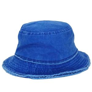 Chapeau Bob en Jean Lavé et Délavé à Bord Large pour Femme, Protection Solaire Printemps-Été - Product Image 1