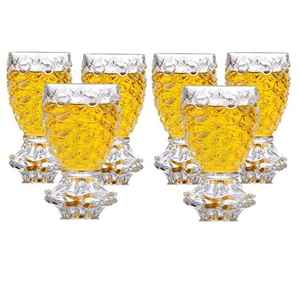 Vasos de helado de vidrio con tono morado |   Modernos y Lujosos Platos para Postres para Fiestas |   Vidrio Engrosado de Calidad de Exportación para Uso Diario, Frutero Artesanal - Product Image 2