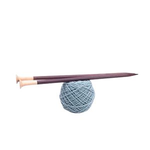 Premium Rosewood Knitting <b>Needles</b> with Elegant Gold-Tone Heads – Smooth Finish, Durable & Comfortable for <b>Yarn</b> Crafts - Product Image 1