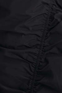 Pantalon large en nylon froncé pour femme, taille élastique, style décontracté streetwear, fournisseur OEM de vêtements pour homme et femme, marque privée - Product Image 3