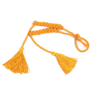 Cordon de cérémonie personnalisé pour uniforme liturgique, cordon de croix pectorale d'évêque avec gland, corde rouge et or de haute qualité pour sacs - Product Image 4