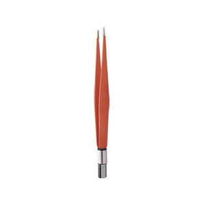 Pinzas Bipolares Rectas de Alta Precisión con Punta Fina de 0.5mm y Mango Aislado para Procedimientos de Microcirugía, ORL y Neurocirugía - Product Image 1