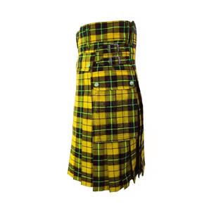 Último Modelo de Kilt Tradicional Escocés de Alta Calidad para Hombre, Kilt Tradicional con Cinturón a Cuadros, Kilt Escocés con Tartán - Product Image 4
