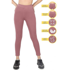 Leggings Deportivos de Cintura Alta, Sin Costuras, Suaves, Transpirables, Anti-Transparencias, Cómodos, para Yoga y Ejercicio - Product Image 3