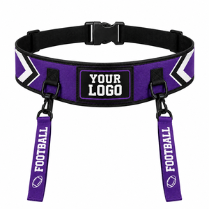 Ceinture de football américain personnalisée avec drapeaux détachables, ceinture ajustable à la taille, logo d'équipe personnalisé, football personnalisé - Product Image 5