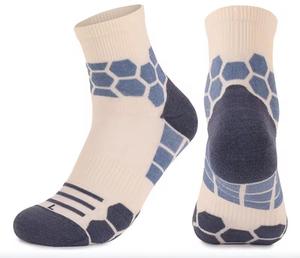 <b>Men's</b> Crew <b>Socks</b> Jacquard Knitted Solid Breathable <b>Sports</b> Summer Cotton Polyester Spandex Anti-Slip - Product Image 3