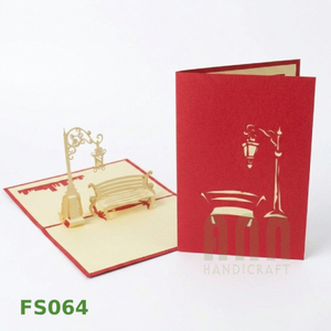 Handmade 3D Pop Greeting <b>Card</b> <b>Box</b> Bench Style Custom Die-Cut Paper Crafts <b>Wedding</b> Occasions Thank You Friendship Gift Vietnam - Product Image 4