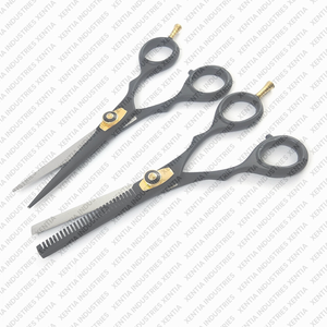 Ciseaux de coiffure de haute qualité 2x, 5,5 pouces, ciseaux de barbier professionnels en acier inoxydable, instrument chirurgical pour la coiffure - Product Image 3