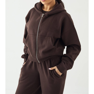 Conjunto Deportivo de 2 Piezas para Mujer, Estilo Moderno, para Correr, de Felpa Francesa, Ropa Deportiva, Fitness, Activewear, Ropa de Entrenamiento, Traje Deportivo - Product Image 6