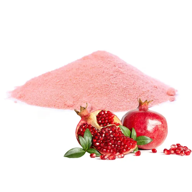 Halal Kosher Pure Organic Spray Seco Instantâneo Freeze-Dried Drink Fruit Powder Sabor Extrato de Romã