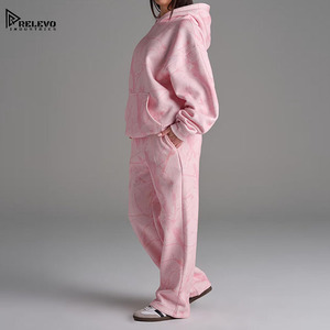 Premium Unisex Camo Tracksuit | Men’s <b>Hoodie</b> & Jogger Pants Set 100% Cotton Fleece Quick-Drying Breathable <b>Lightweight</b> Casual - Product Image 2