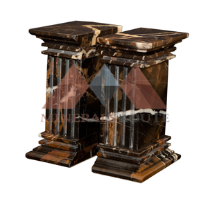 Serre-livres en marbre noir de qualité supérieure, artisanat personnalisé fait à la main, artisanat en marbre d'onyx, produits de qualité supérieure provenant de la route des minéraux. - Product Image 2