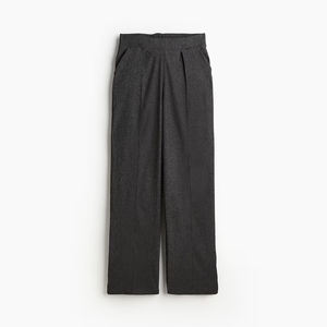 Pantalones de Vestir de Pierna Ancha para Mujer, a la Moda, de Cintura Alta, Transpirables, para Trabajo, OEM ODM - Product Image 3