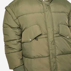 Women's Fashion Short Puffer Jacket High Waist Winter Quilted <b>Bubble</b> <b>Coat</b> Long Sleeve Zipper Closure Casual Outerwear 2026 - Product Image 6