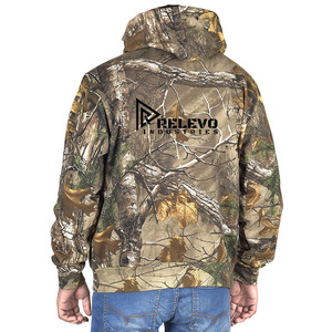 Relevo <b>Leopard</b> <b>Print</b> Hooded Sweatshirt Men's Oversized Cotton French Terry Casual Pullover with Front Pocket Sytreetwear - Product Image 6