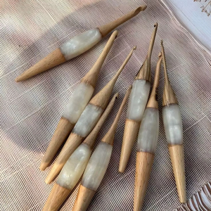 Premium Quality Handmade Resin <b>Crochet</b> Hook <b>Set</b> With Smooth Finish For Comfortable Knitting And Crafting Projects - Product Image 1