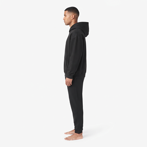 Ensemble de survêtement pour homme de qualité supérieure, sweat à capuche et pantalon de jogging, logo personnalisé, 2 pièces, vêtements de sport décontractés - Product Image 3