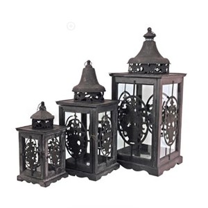 โคมไฟตกแต่งบ้านลายวินเทจโลหะสำหรับใช้ในบ้าน โคมไฟแขวนแก้วสไตล์โมร็อกโกสำหรับตกแต่งงานแต่งงาน - Product Image 1