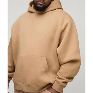 Nouveau Sweat à Capuche Brodé Sans Cordon Automne Hiver 2026 pour Homme, Manches Longues, Décontracté, Polyvalent, Style Urbain, 100% Coton, Séchage Rapide - Product Image 2