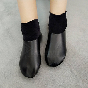 Faux Leather Finish <b>Socks</b> Soft <b>Breathable</b> Inner Stretch Comfortable Casual <b>Socks</b> for Men Women Durable Fit - Product Image 5