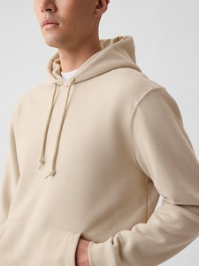Sudadera con Capucha Personalizable de Punto Grueso Ecológico, Unisex, Corte Regular, Cuello con Capucha, Casual, con Botones, para Otoño - Product Image 4