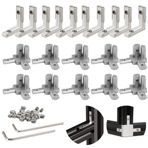 Juego de Accesorios de Extrusión de Aleación de Aluminio Personalizados Tien Dat T&D TD28, Tolerancia del 1%, para Sistemas Arquitectónicos, Industriales e Interiores - Product Image 1